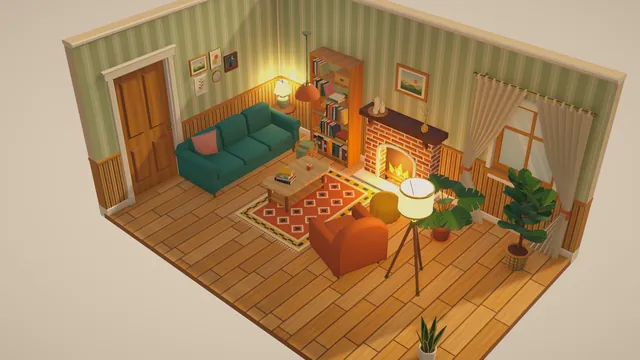 Living room in Unity URP